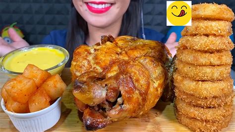 spice asmr|asmr full chicken eating.